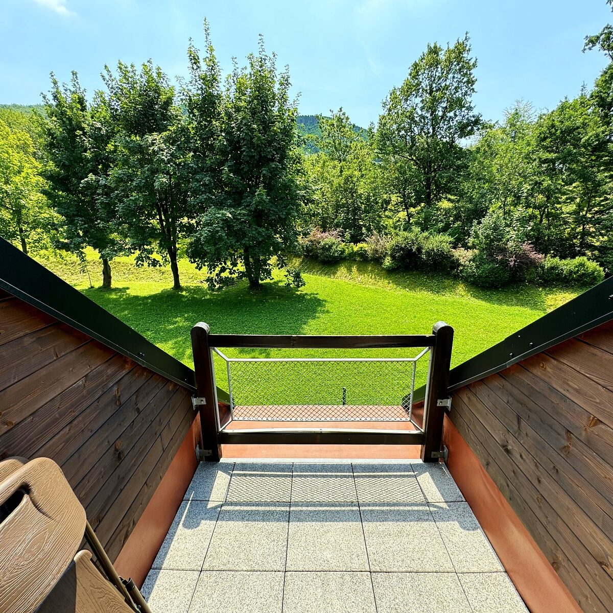 Anděla rooms - view from balcony